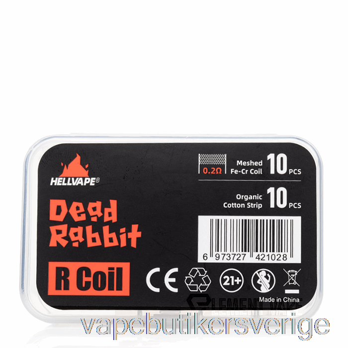 Vape Sverige Hellvape Dead Rabbit R Coil Kit 0,2ohm Fe-cr Meshed Coils